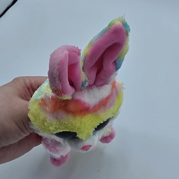 Ty Beanie Boos Lollipop The Rabbit Pastel Rainbow Beanie Baby Plush Toy - Picture 5 of 6